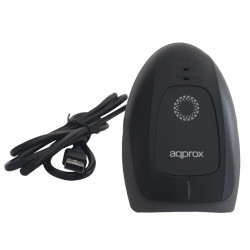 LETTORE DI CODICI A BARRE USB CIRCA 1D/2D - INDICATORE LED E SEGNALATORE ACUSTICO - VELOCITÀ DI SCANSIONE 30 FPS - TRIGGER AUTOM