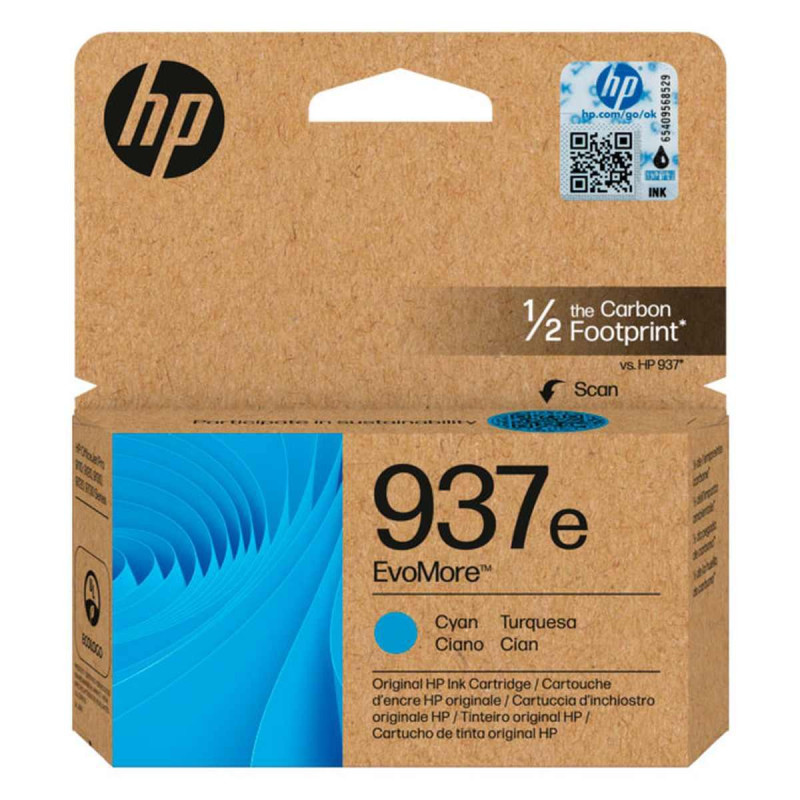 CARTUCCIA ORIGINALE (4S6W6NE, 937E) HP OFFICEJET PRO 9110B ALL-IN-ONE (1,650K) CIANO