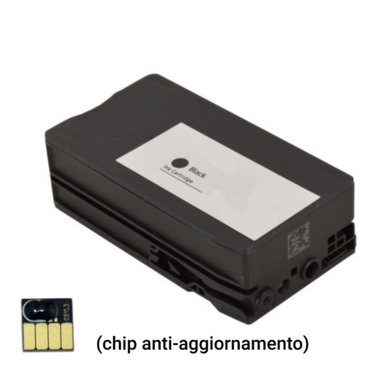 CARTUCCIA COMPATIBILE (963XL, 3JA30AE) PER HP OFFICEJET PRO 9010 (2K) NERO (CHIP ANTI-AGGIORNAMENTO)