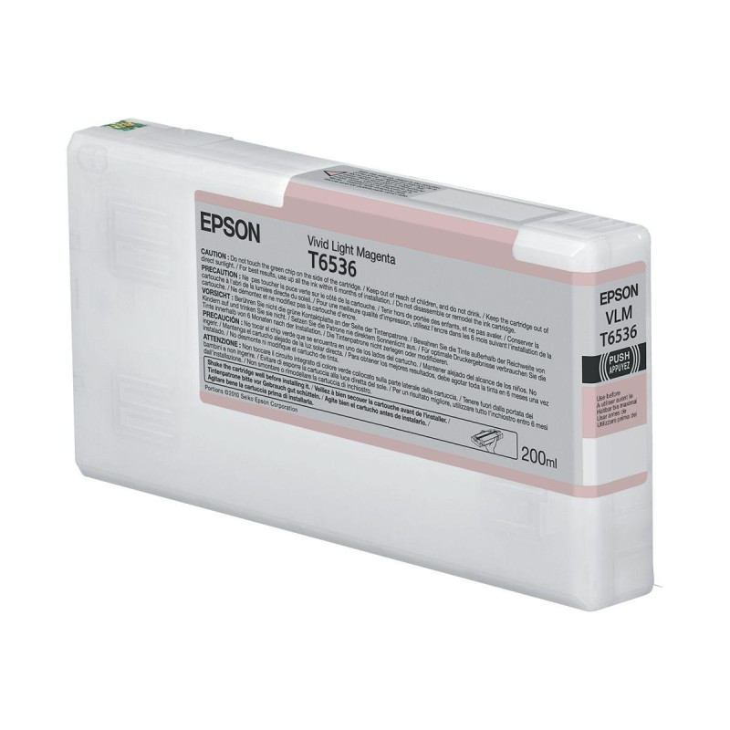 CARTUCCIA ORIGINALE (C13T653600, T6536) EPSON STYLUS PRO 4900 (200ML) MAGENTA CHIARO
