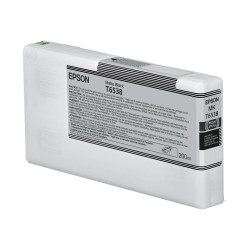 CARTUCCIA ORIGINALE (C13T653800, T6538) EPSON STYLUS PRO 4900 (200ML) NERO OPACO