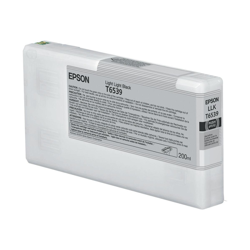CARTUCCIA ORIGINALE (C13T653900, T6539) EPSON STYLUS PRO 4900 (200ML) NERO LIGHT