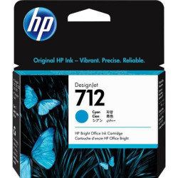 CARTUCCIA ORIGINALE (3ED67A, 712) HP DESIGNJET T230 (29ML) CIANO