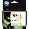 MULTIPACK CARTUCCIA ORIGINALE (3ED69A, 712) HP DESIGNJET T230 (3X29ML) GIALLO