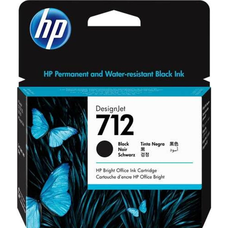 CARTUCCIA ORIGINALE (3ED71A, 712) HP DESIGNJET T230 (80ML) NERO XL
