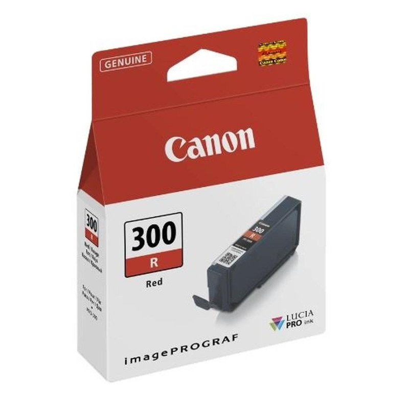CARTUCCIA ORIGINALE (4199C001, PFI-300R) CANON IPF PRO-300 (14ML) ROSSO