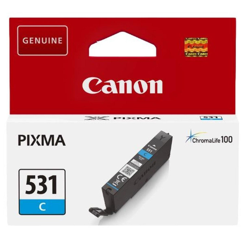 CARTUCCIA ORIGINALE (6119C001, CLI-531C) CANON PIXMA TS8750 | CIANO