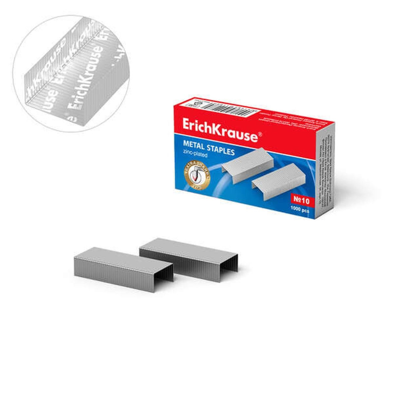 PUNTI CUCITRICE ERICHKRAUSE N.10 | 1000 PUNTI | COLORE ARGENTO