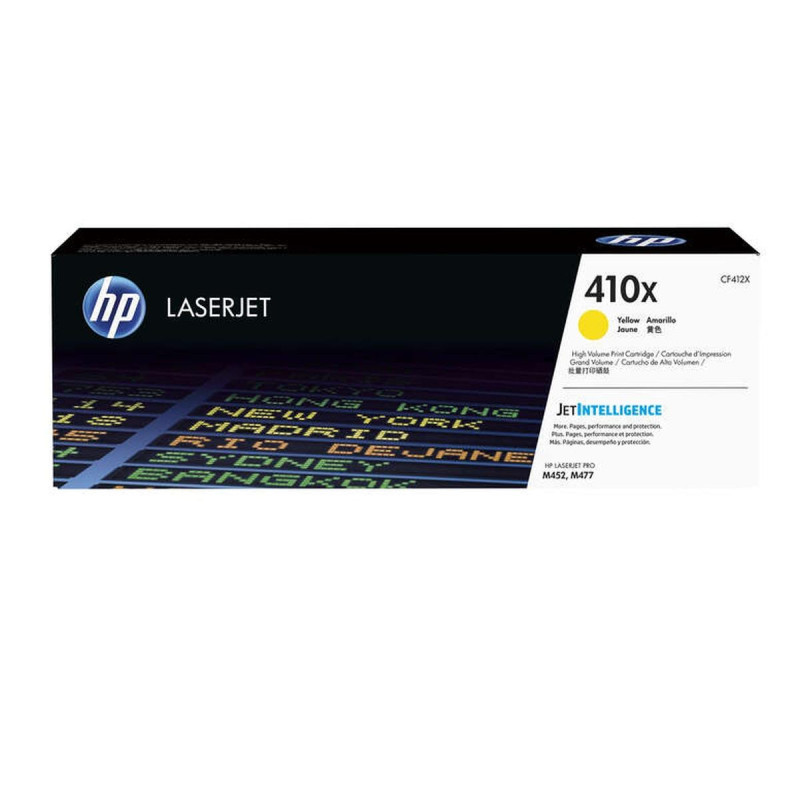 TONER ORIGINALE (CF412X, 410X) HP COLOR LASERJET PRO M452DN | 5K | GIALLO XL