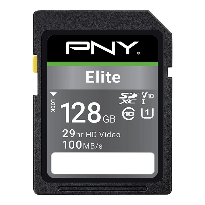 SCHEDA SD PNY ELITE SDXC 128 GB U1 V10 CLASSE 10
