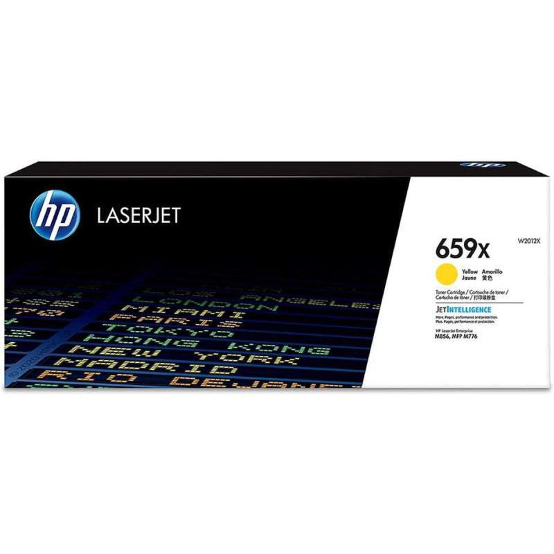 TONER ORIGINALE (W2012X, 659X) HP COLOR LASERJET ENTERPRISE M856DN | 29K | GIALLO