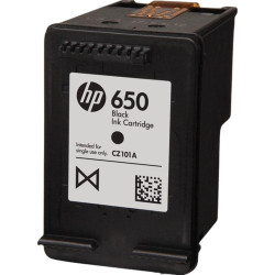 CARTUCCIA ORIGINALE (CZ101AE, 650) HP DESKJET INK ADVANTAGE 1015 | 360 PAGINE | NERO