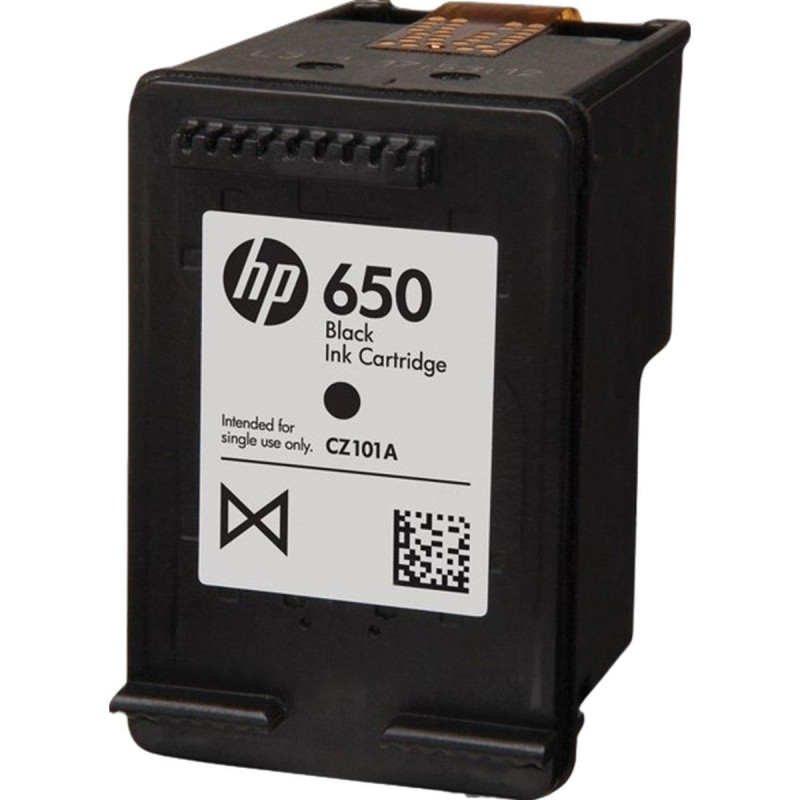 CARTUCCIA ORIGINALE (CZ101AE, 650) HP DESKJET INK ADVANTAGE 1015 | 360 PAGINE | NERO