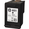 CARTUCCIA ORIGINALE (C2P10AE, 651) HP DESKJET INK ADVANTAGE 5575 | 600 PAGINE | NERO