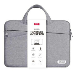 BORSA PORTA LAPTOP XO - FINO A 13" - RESISTENTE A SCHIZZI, USURA E GRAFFI - DESIGN MODERNO - COLORE GRIGIO