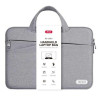 BORSA PORTA LAPTOP XO - FINO A 13" - RESISTENTE A SCHIZZI, USURA E GRAFFI - DESIGN MODERNO - COLORE GRIGIO