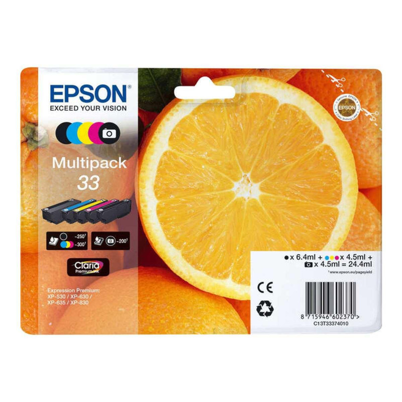 MULTIPACK ORIGINALE (T3337, 33) EPSON XP530 (5PZ)