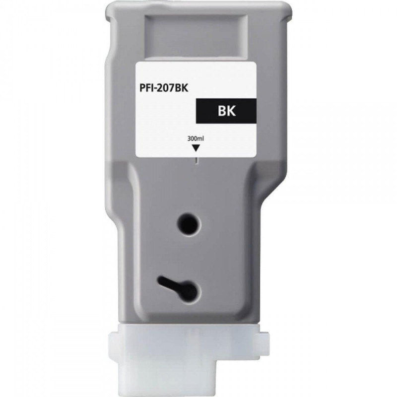 CARTUCCIA COMPATIBILE (PFI-207BK, 8789B001) PER CANON IPF780 (300ML) NERO XL