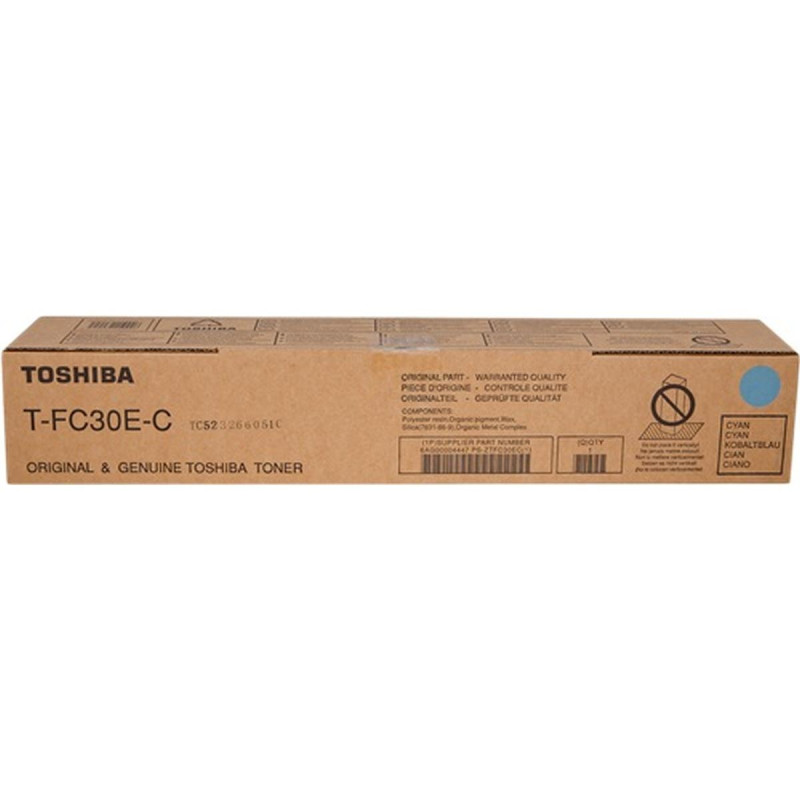 TONER ORIGINALE (6AG00004447, T-FC30EC) TOSHIBA E-STUDIO 2051C (33,6K) CIANO