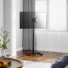 SUPPORTO DA PAVIMENTO INCLINABILE ED ESTENSIBILE AISENS PER MONITOR/TV 13”-42” - ACCIAIO AD ALTA RESISTENZA - VERNICIATURA ELETT