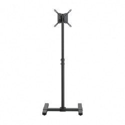 SUPPORTO DA PAVIMENTO INCLINABILE ED ESTENSIBILE AISENS PER MONITOR/TV 13”-42” - ACCIAIO AD ALTA RESISTENZA - VERNICIATURA ELETT