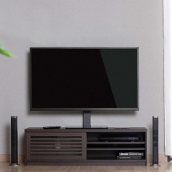 SUPPORTO DA TAVOLO GIREVOLE AISENS ECO PER MONITOR/TV - STILE DA TAVOLO - ACCIAIO AD ALTA RESISTENZA - FACILE INSTALLAZIONE E RE