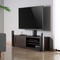 SUPPORTO DA TAVOLO GIREVOLE AISENS ECO PER MONITOR/TV - STILE DA TAVOLO - ACCIAIO AD ALTA RESISTENZA - FACILE INSTALLAZIONE E RE