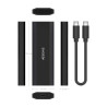 AISENS BOX ESTERNO M.2 (NGFF) ASM2-029GR NVME A USB3.2 GEN2 | NERO