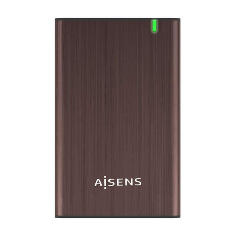 AISENS BOX ESTERNO 2.5" PER DISCHI RIGIDI 9.5MM SATA I - II E III A USB 3.0/USB 3.1 GEN1 - COLORE MARRONE