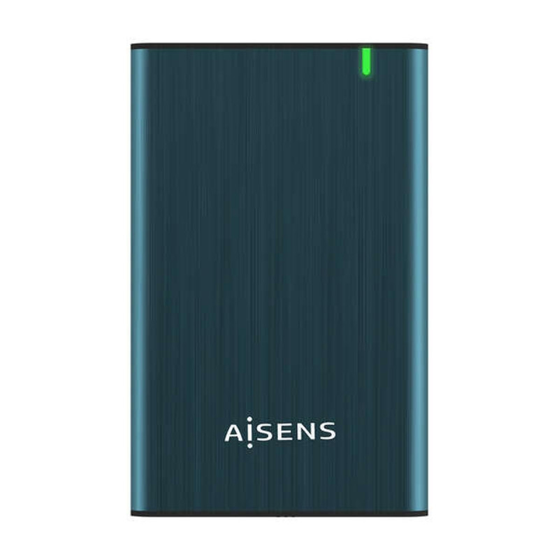AISENS BOX ESTERNO 2.5" PER DISCHI RIGIDI 9.5MM SATA I - II E III A USB 3.0/USB 3.1 GEN1 - COLORE BLU PACIFICO