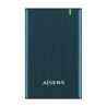 AISENS BOX ESTERNO 2.5" PER DISCHI RIGIDI 9.5MM SATA I - II E III A USB 3.0/USB 3.1 GEN1 - COLORE BLU PACIFICO