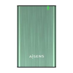 AISENS BOX ESTERNO 2.5" PER DISCHI RIGIDI 9.5MM SATA I - II E III A USB 3.0/USB 3.1 GEN1 - COLORE VERDE PRIMAVERA
