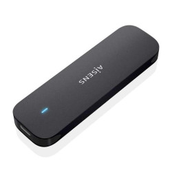 AISENS BOX ESTERNO M.2 (NGFF) ASM2-024B NVME A USB3.2 GEN2 - COLORE NERO