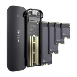 AISENS BOX ESTERNO M.2 (NGFF) ASM2-024B NVME A USB3.2 GEN2 - COLORE NERO