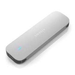 AISENS BOX ESTERNO M.2 (NGFF) ASM2-024B NVME A USB3.2 GEN2 - COLORE ARGENTO