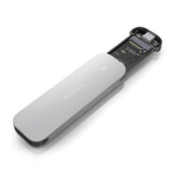 AISENS BOX ESTERNO M.2 (NGFF) ASM2-024B NVME A USB3.2 GEN2 - COLORE ARGENTO