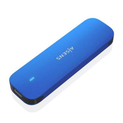 AISENS BOX ESTERNO M.2 (NGFF) ASM2-024B NVME A USB3.2 GEN2 - COLORE BLU
