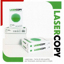 CARTA PER FOTOCOPIE A4 LASERCOPY 75GR