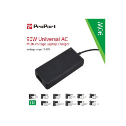 ALIMENTATORE UNIVERSALE NOTEBOOK MULTI-VOLTAGGIO 90W
