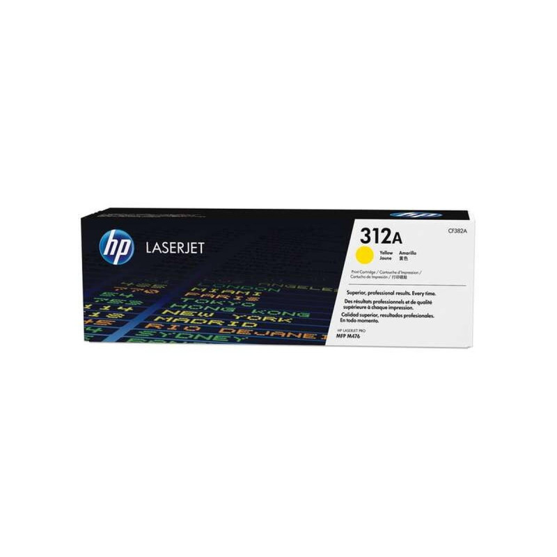 TONER ORIGINALE (CF382A, 312A) HP LASERJET PRO 400 COLOR MFP M476DN (2,7K) GIALLO