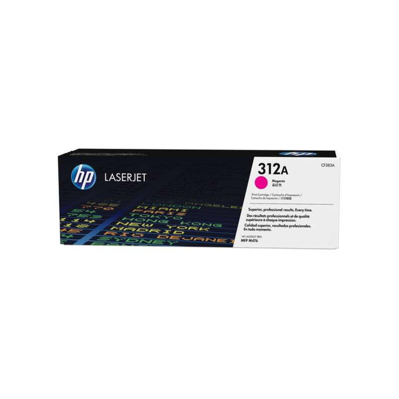 TONER ORIGINALE (CF383A, 312A) HP LASERJET PRO 400 COLOR MFP M476DN (2,7K) MAGENTA