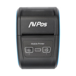 STAMPANTE TERMICA PORTATILE PER BIGLIETTI AVPOS MP580R - 58 MM - VELOCITÀ 90 MM/S - BT E USB-C - NERO