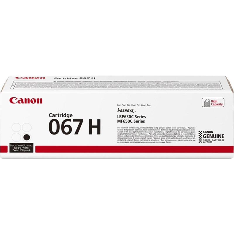 TONER ORIGINALE (067HBK, 5106C002) CANON I-SENSYS MF651CW (3,130K) NERO XL