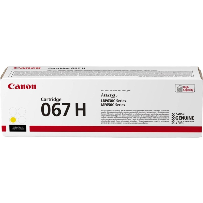 TONER ORIGINALE (067HY, 5103C002) CANON I-SENSYS MF651CW (2,35K) GIALLO XL
