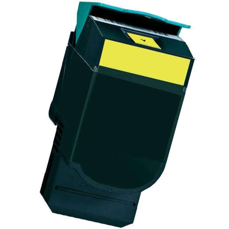 TONER COMPATIBILE (80C2HYE) PER LEXMARK CX410E (3K) GIALLO