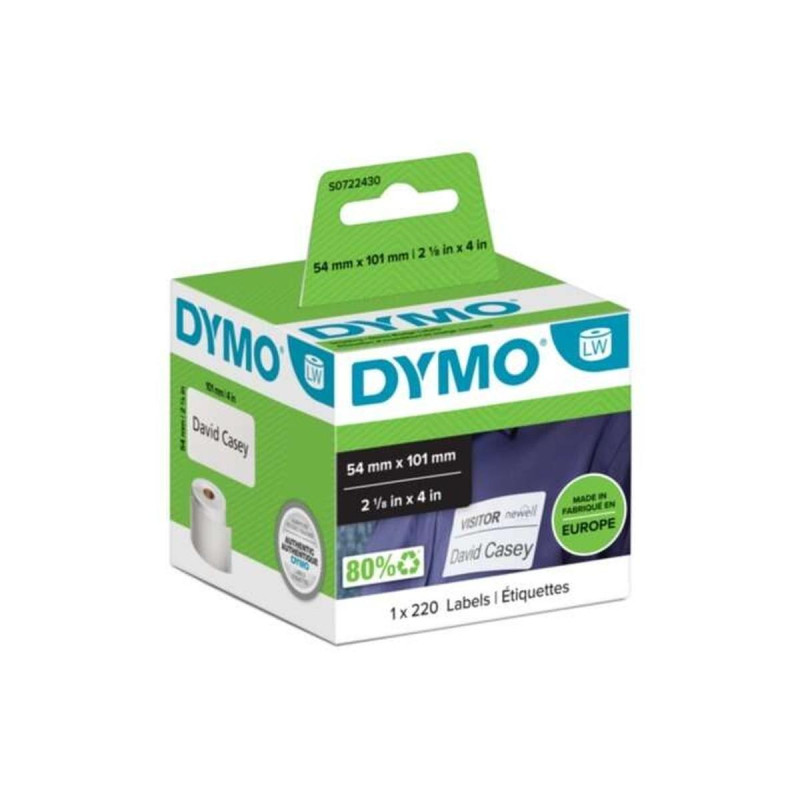 ETICHETTE BIANCHE DYMO (101X54) (S0722430, 99014) 220PCS