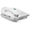TELEFONO FISSO MOTOROLA CT202 - VIVAVOCE - IDENTIFICATIVO CHIAMANTE - BIANCO
