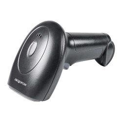 LETTORE DI CODICI A BARRE USB 1D - INDICATORE LED, CICALINO - VELOCITÀ 300 VOLTE AL SECONDO - NERO