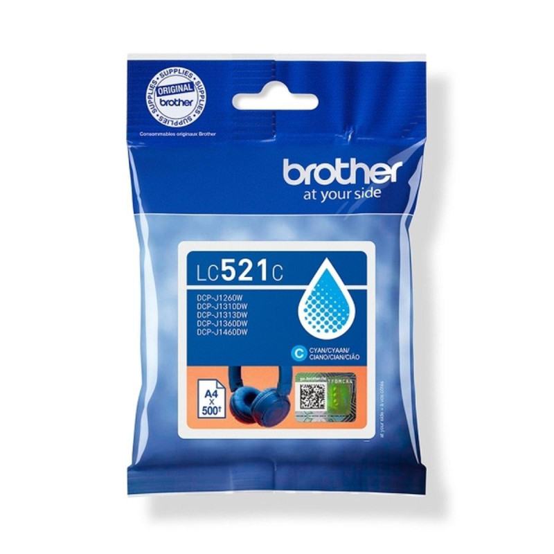 CARTUCCIA ORIGINALE (LC521C) BROTHER DCP-J1260W | CIANO