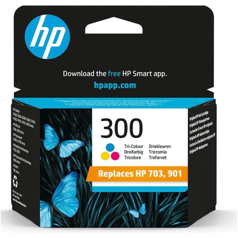 CARTUCCIA ORIGINALE (300, 901, CC643EE, CC656AE) HP DESKJET D2560 | 165PAG | CMY